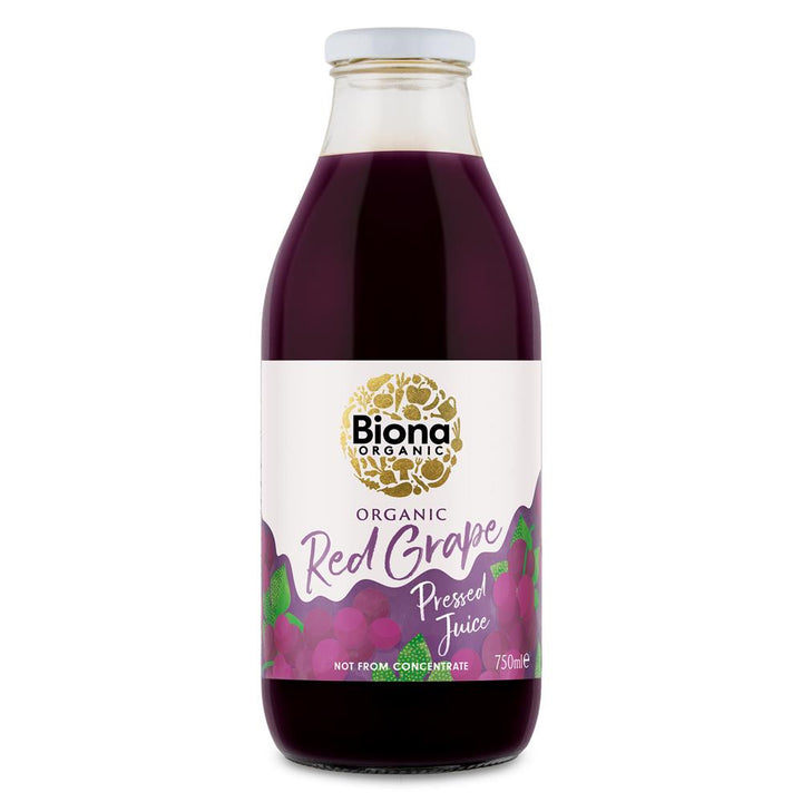 Biona Organic Red Grape Juice - Pressed 750ml