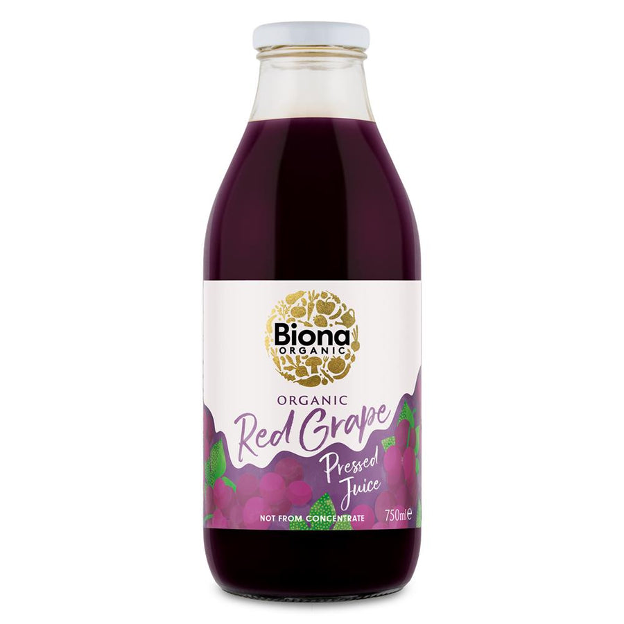 Biona Organic Red Grape Juice - Pressed 750ml