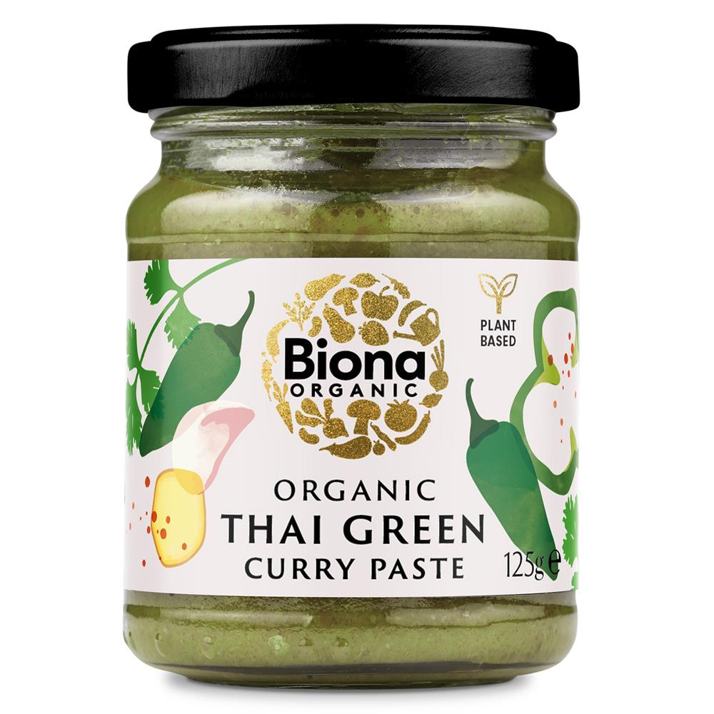 Organic Biona Thai Green Curry Paste 125g