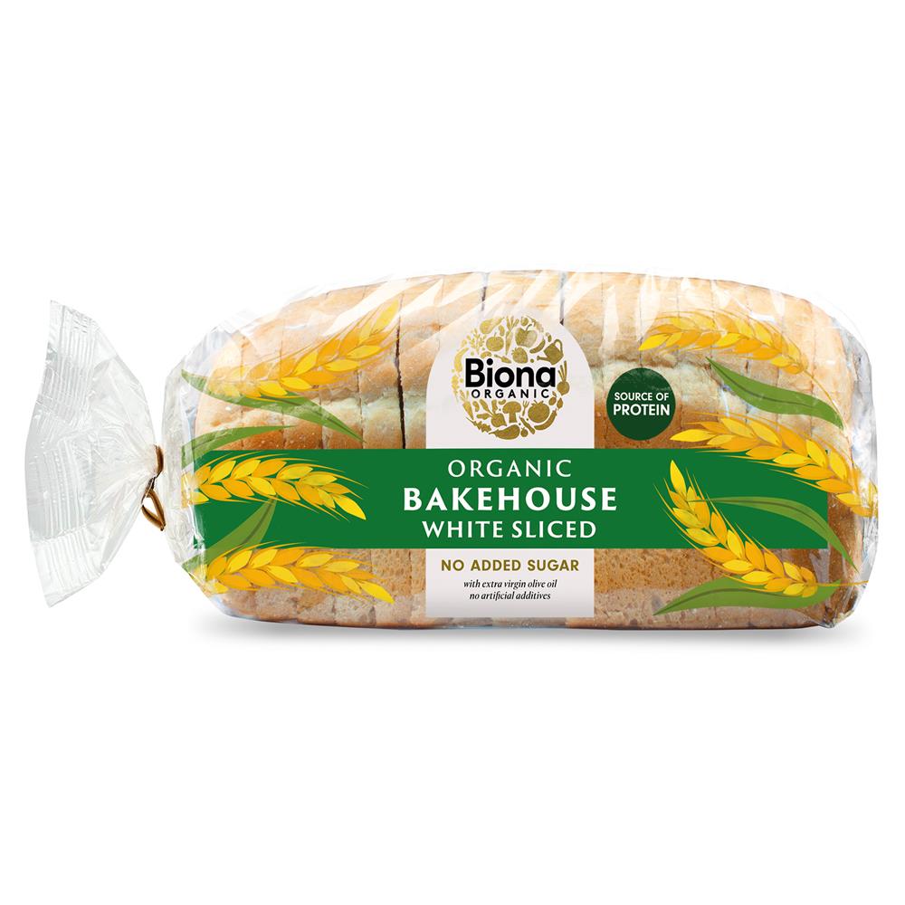 Biona Organic Bakehouse White Sliced 400g