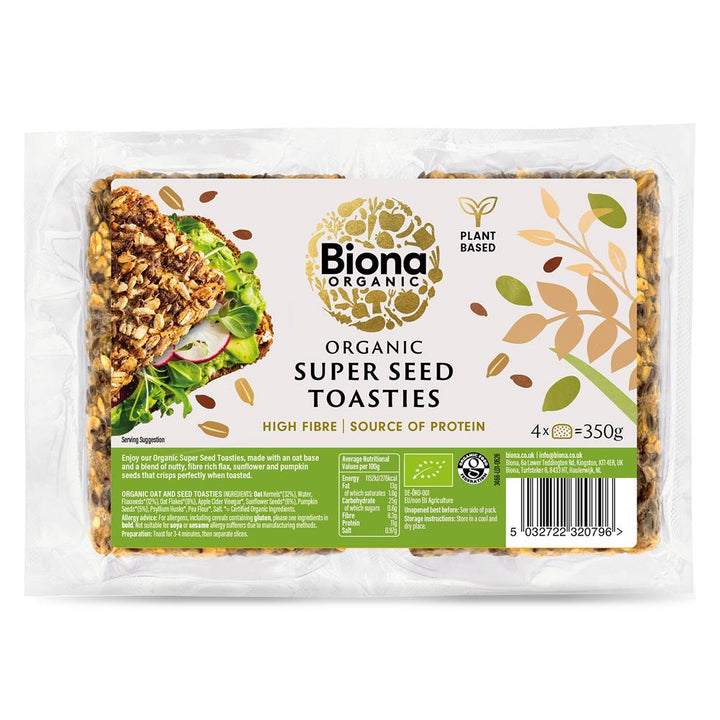 Biona Organic Super Seed Toastie 350g