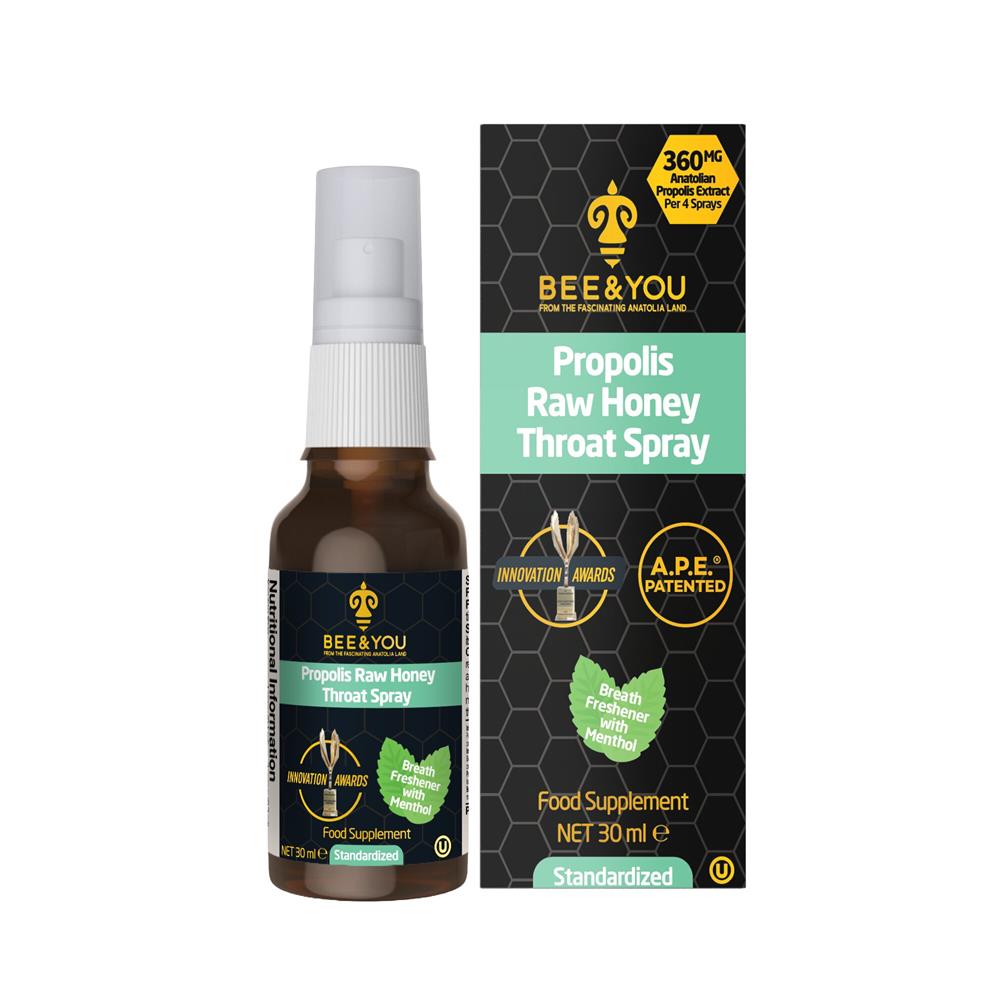 Bee&You Propolis Raw Honey Throat Spray 30 ml