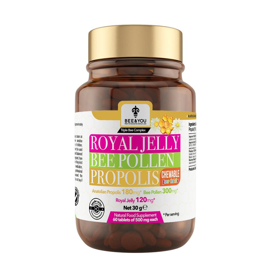 Bee&You Royal Jelly Bee Pollen Propolis Chewable Kids Tablet