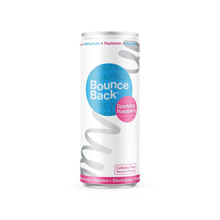 Bounce Back Caffeine-free Sparkling Raspberry Drink 250ml
