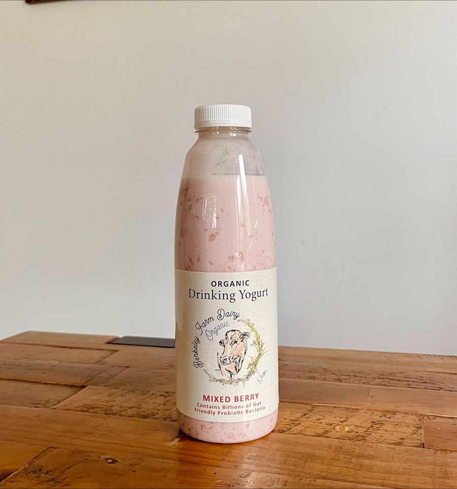 Organic Mixed Berry Drinking Yogurt 750ml