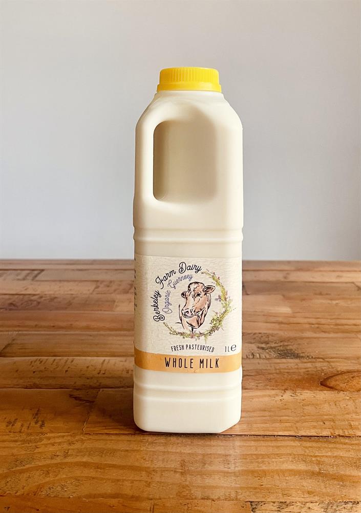 Organic Guernsey Whole Milk 1L