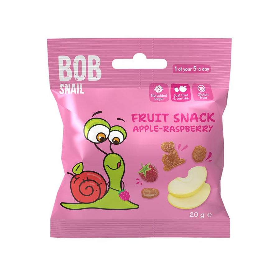 Bob Snail Apple-Raspberry Fruit Bites 20g - 100% Fruit