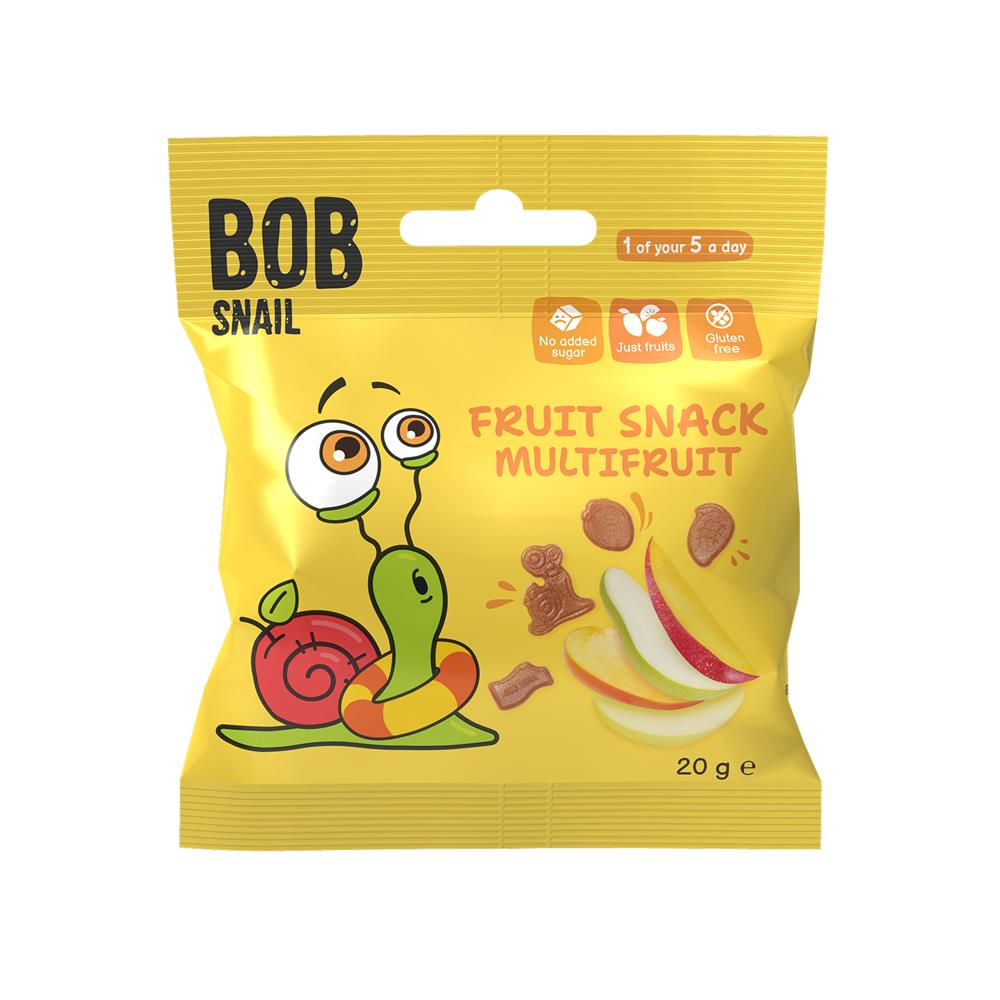Bob Snail Multifruit Fruit Bites 20g - 100% Fruit