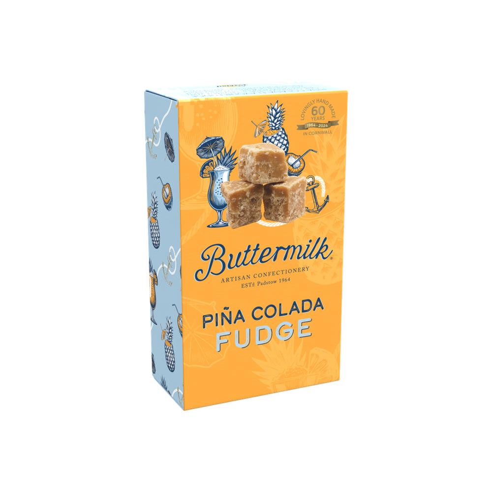 Pina Colada Flavour Crumbly Fudge with Desiccated Coconut 100g