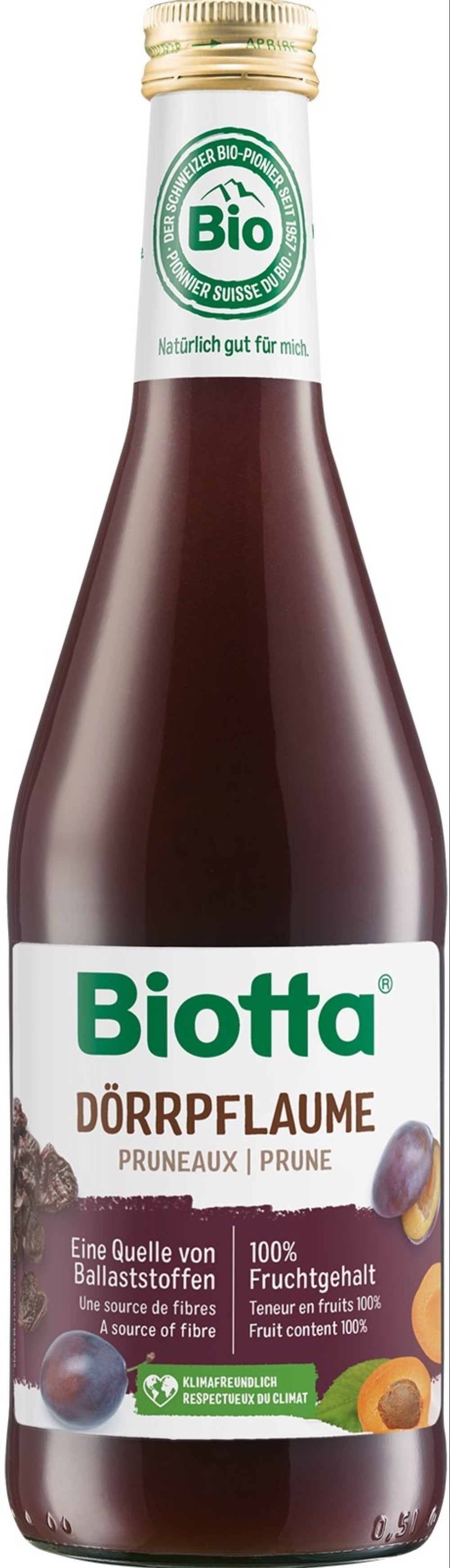 Biotta Organic Prune Juice 500ml
