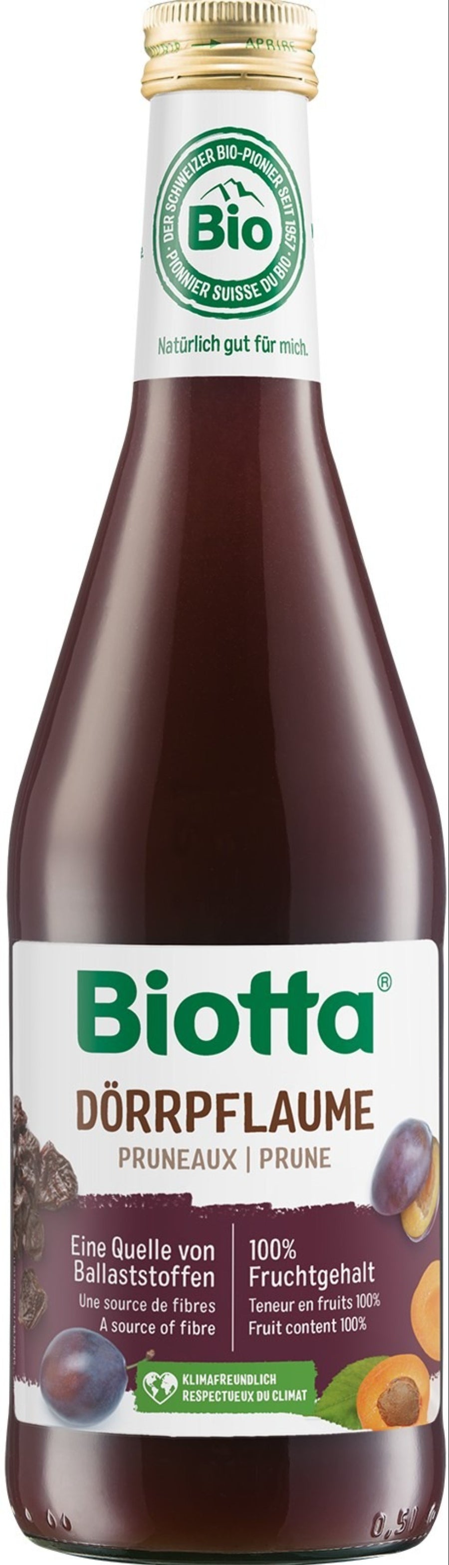 Biotta Organic Prune Juice 500ml