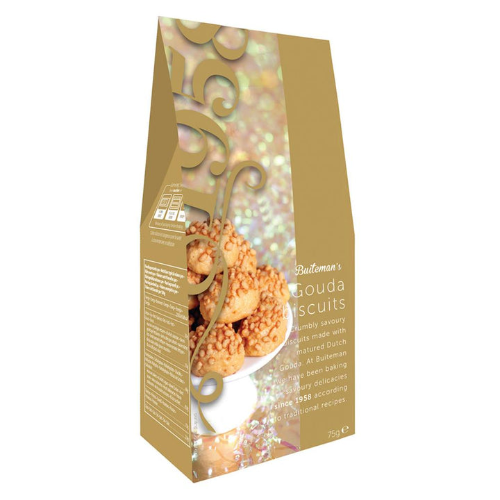 Buiteman Gouda Biscuits Gold Box 75g