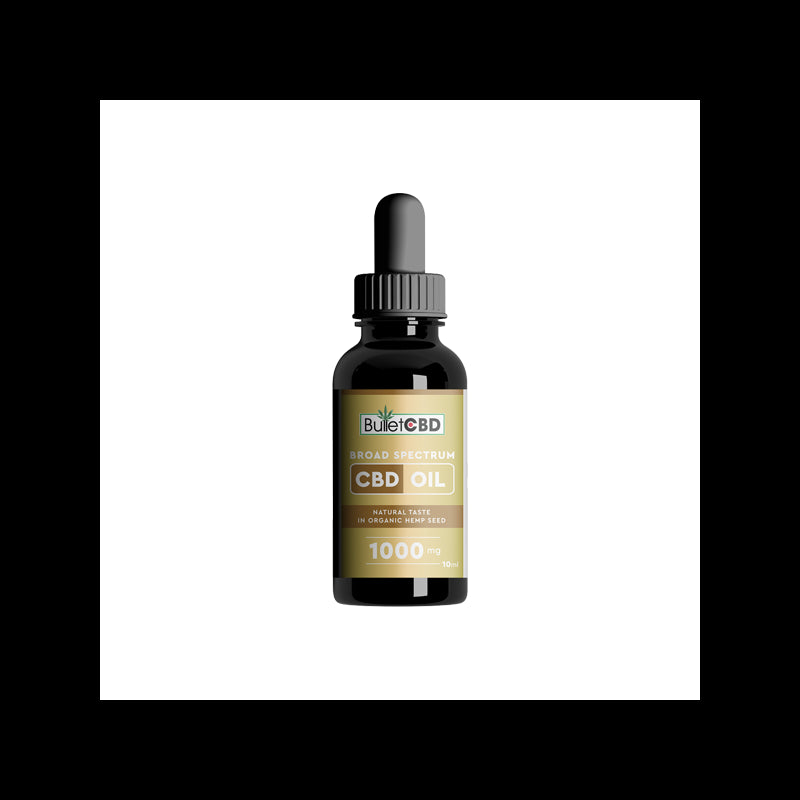 Bullet CBD 1000mg Broad Spectrum CBD Oil - 10ml