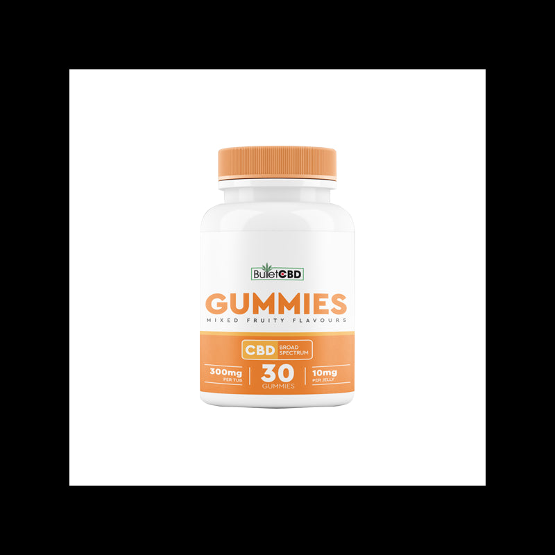 Bullet CBD 300mg Broad Spectrum CBD Gummies - 30 Pieces
