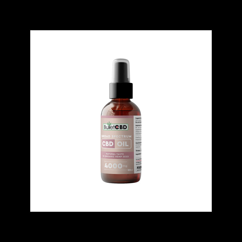 Bullet CBD 4000mg Broad Spectrum CBD Oil Spray - 50ml