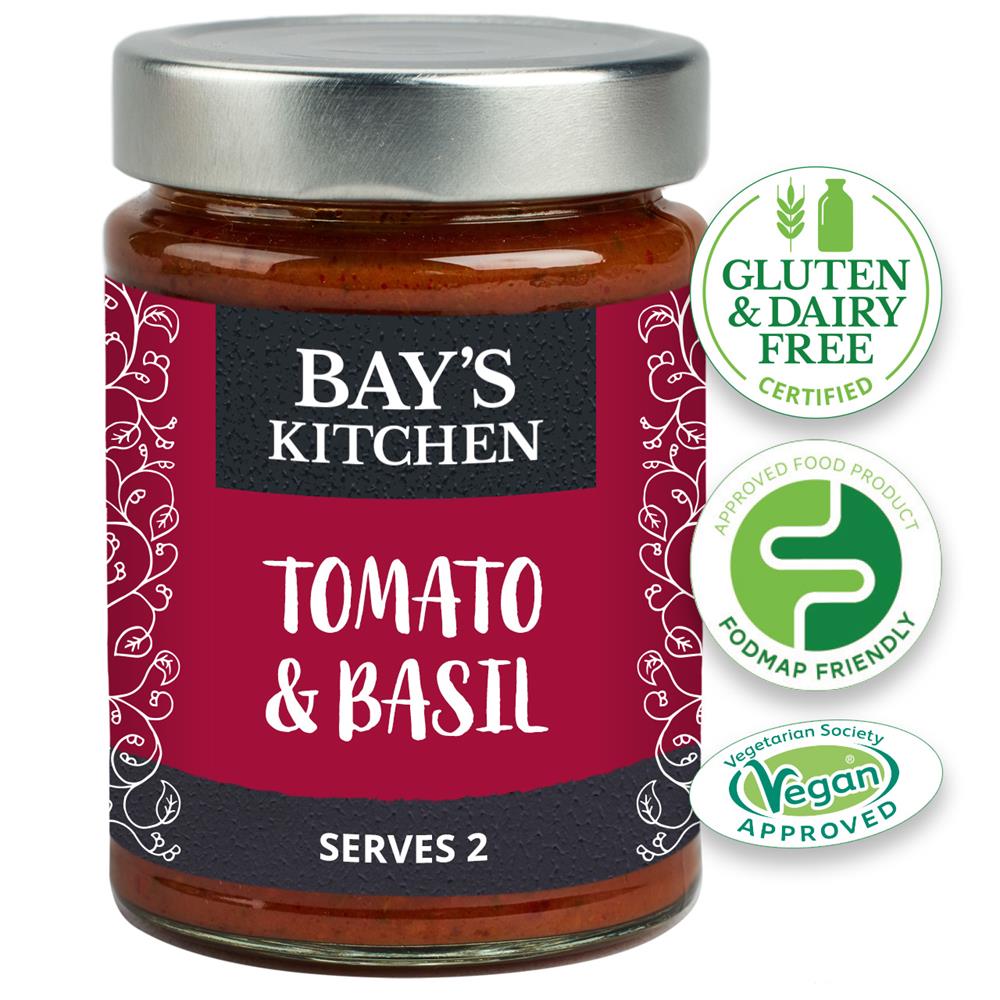 Bay's Kitchen Tomato & Basil Stir-in Sauce Low FODMAP Vegan 260g