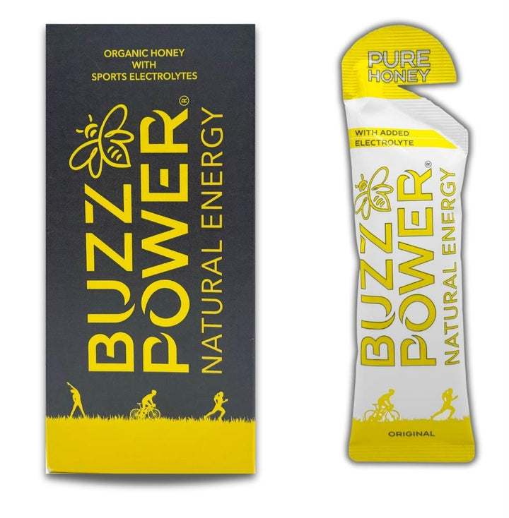 Buzz Power 5 pack natural organic alternative to maltodextrin gel