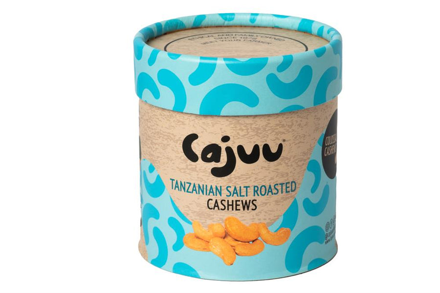 Tanzanian Salt Roasted Cashew Nuts Tube 100g