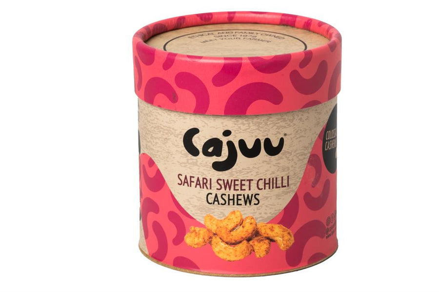 Safari Sweet Chilli Cashew Nuts Tube 100g