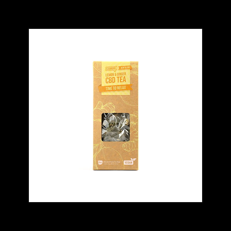Canndid 200mg CBD Lemon & Ginger Tea Bags - 20 Bags
