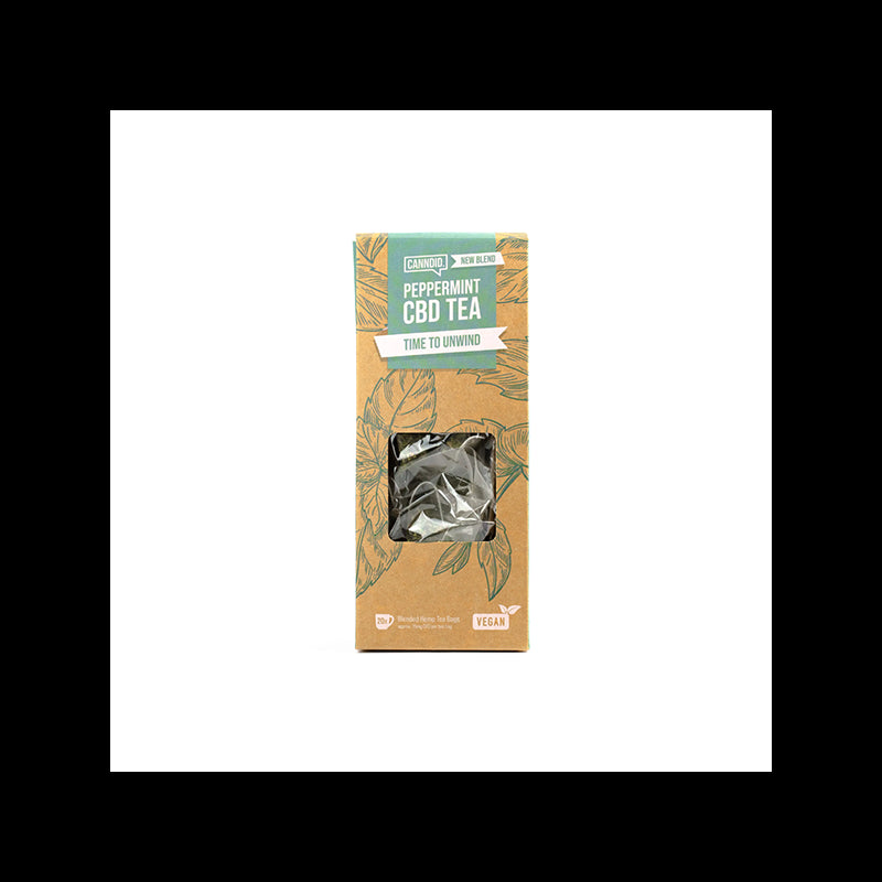 Canndid 200mg CBD Peppermint Tea Bags - 20 Bags