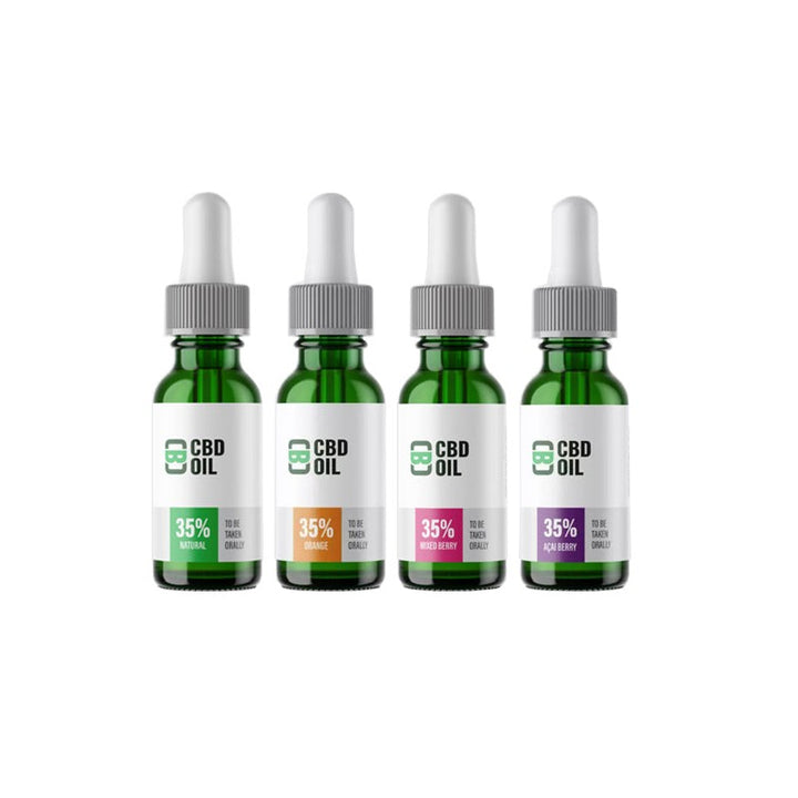 CBD Asylum 35% 3500mg CBD Oil 10ml (BUY 1 GET 2 FREE)
