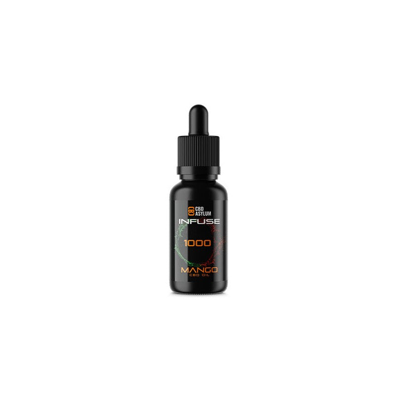 CBD Asylum Infuse 1000mg CBD Mango Oil - 30ml (BUY 1 GET 2 FREE)