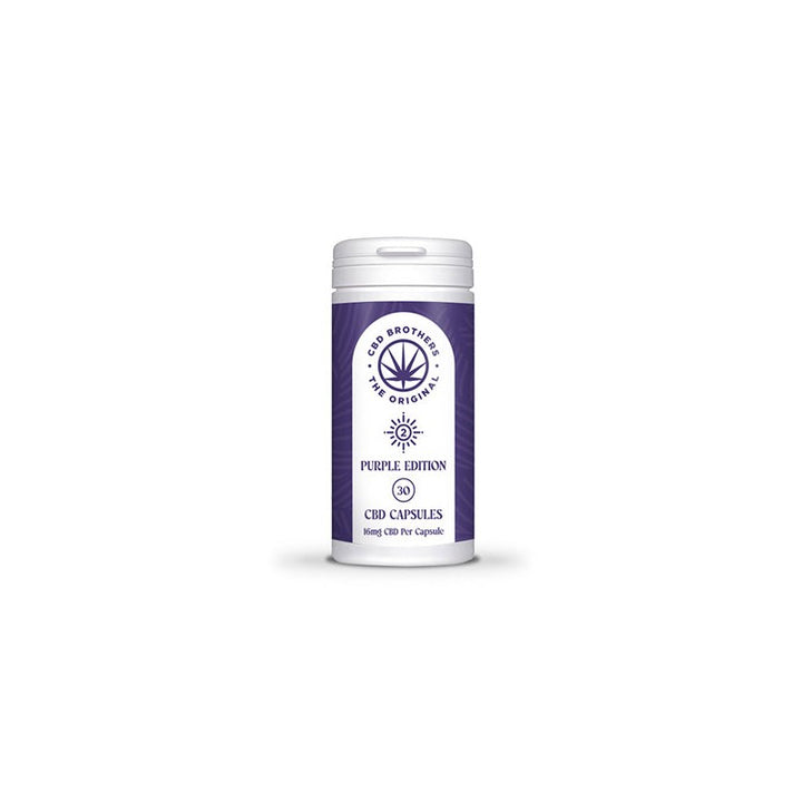 CBD Brothers Purple Edition 480mg CBD-CBDA Vegan Capsules - 30 Caps
