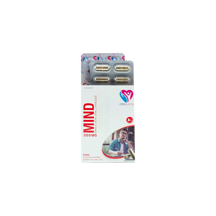 CBD by British Cannabis 300mg CBD Oral Capsules 30 Caps - Mind