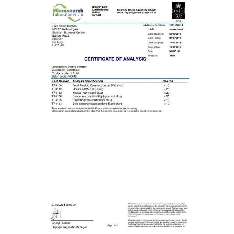 CBD by British Cannabis 300mg CBD Oral Capsules 30 Caps - Mind