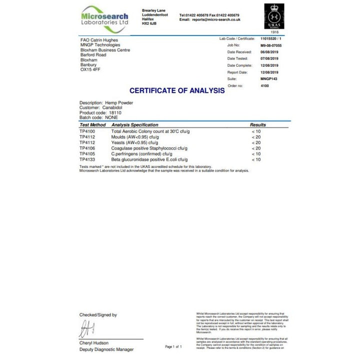 CBD by British Cannabis 300mg CBD Oral Capsules 30 Caps - Mind