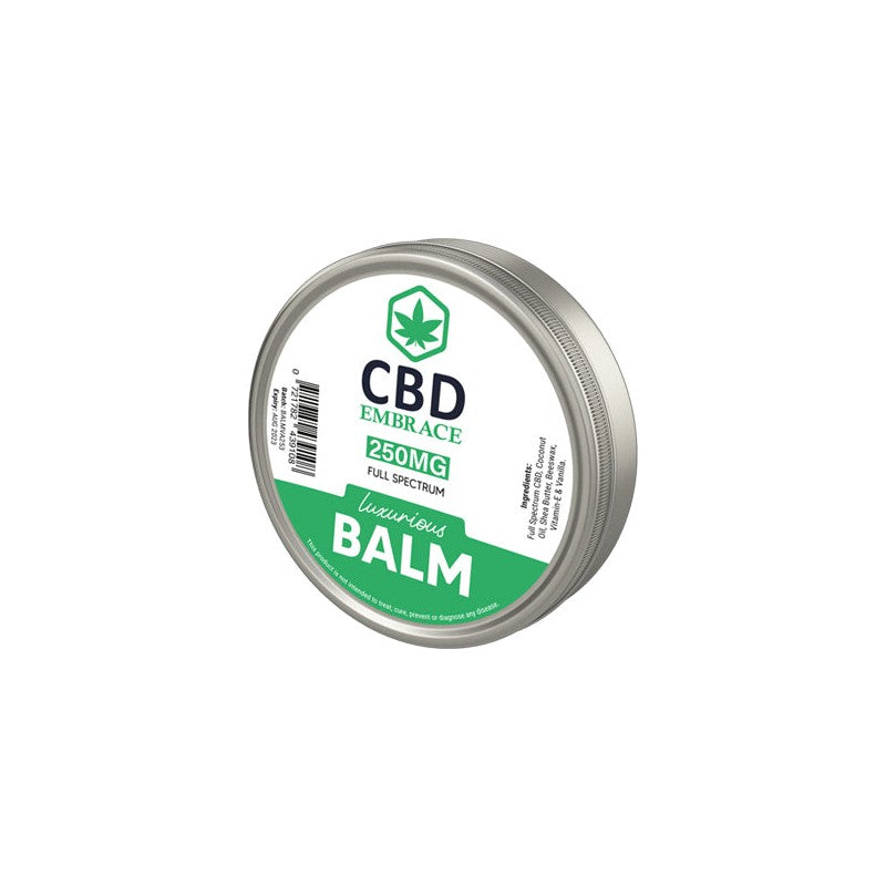 CBD Embrace 250mg Full Spectrum CBD Luxurious Balm - 30g
