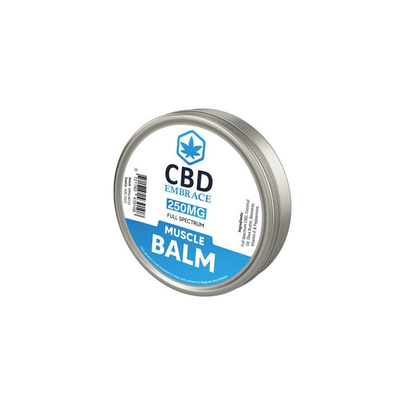 CBD Embrace 250mg Full Spectrum CBD Muscle Balm - 30g