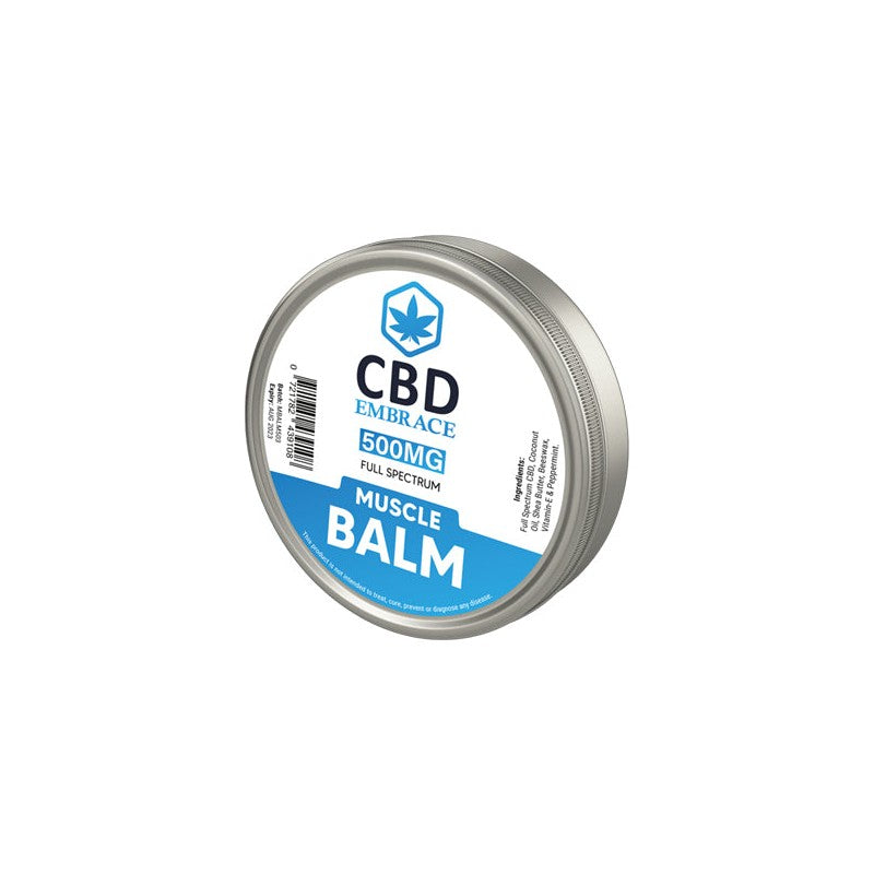 CBD Embrace 500mg Full Spectrum CBD Muscle Balm
