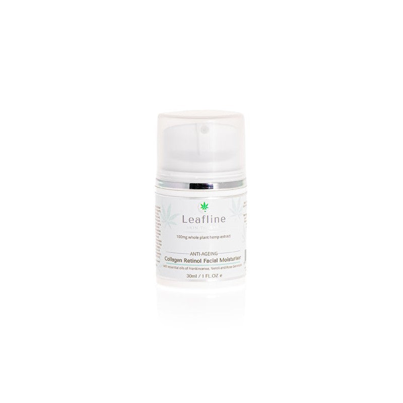 CBD Leafline 100mg CBD Collagen Retinol Face Cream 30ml