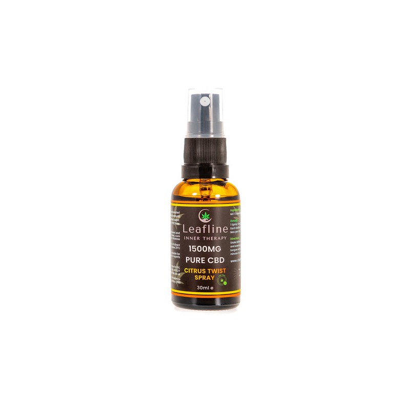 CBD Leafline 1500mg CBD MCT Oil Spray - 30ml