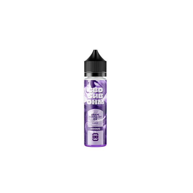 CBD Sub Ohm 1000mg CBD E-liquid 50ml (70VG/30PG) (BUY 1 GET 2 FREE)