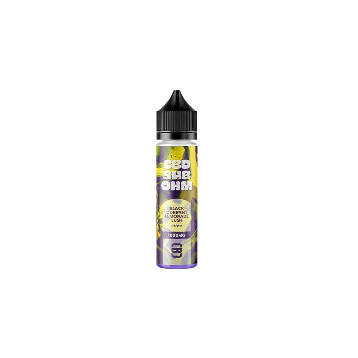 CBD Sub Ohm 1000mg CBD E-liquid 50ml (70VG/30PG) (BUY 1 GET 2 FREE)