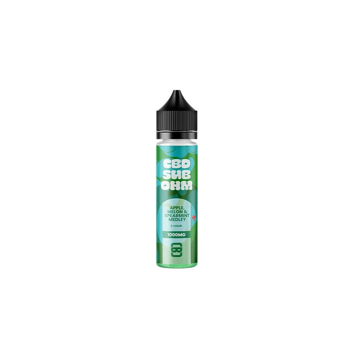 CBD Sub Ohm 1000mg CBD E-liquid 50ml (70VG/30PG) (BUY 1 GET 2 FREE)