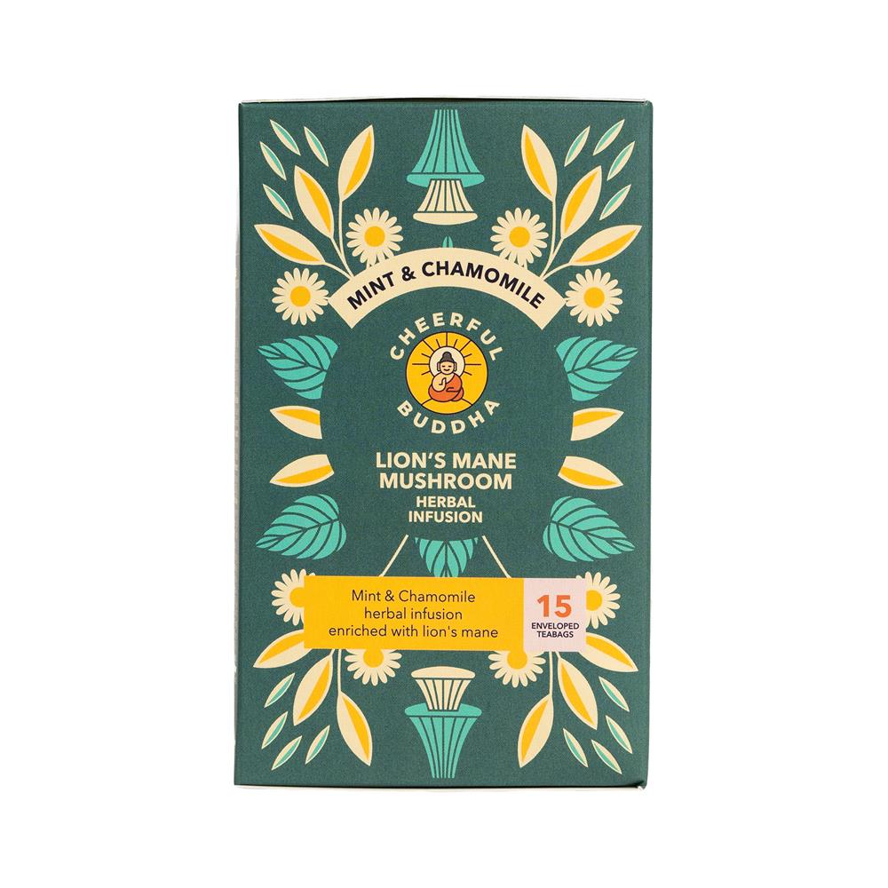 Cheerful Buddha Lion's Mane Mint and Chamomile 15 Tea Bag