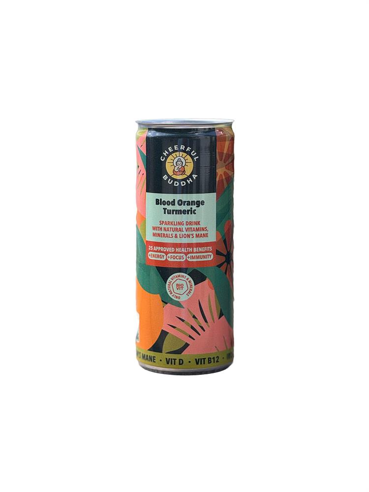 Cheerful Buddha Orange and Turmeric Mushroom Sparkling Drink 250ml