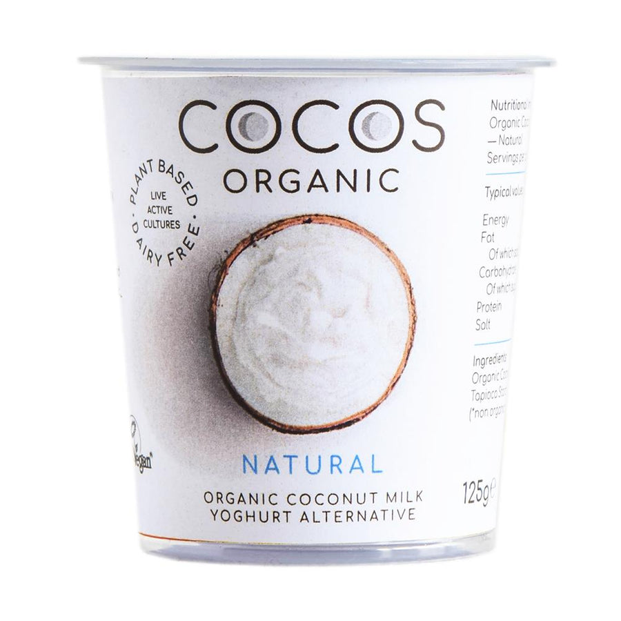 Cocos Organic Live Coconut Yog Natural 125g
