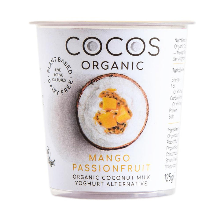 Organic Mango Passionfruit Coconut Milk Yoghurt 125g