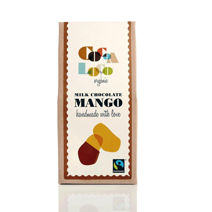 Cocoa Loco Organic Milk Chocolate Mango 100g