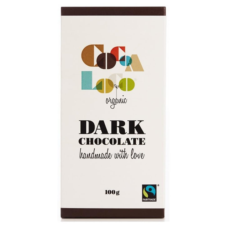 Organic F/T Dark Chocolate & Orange Bar 90g
