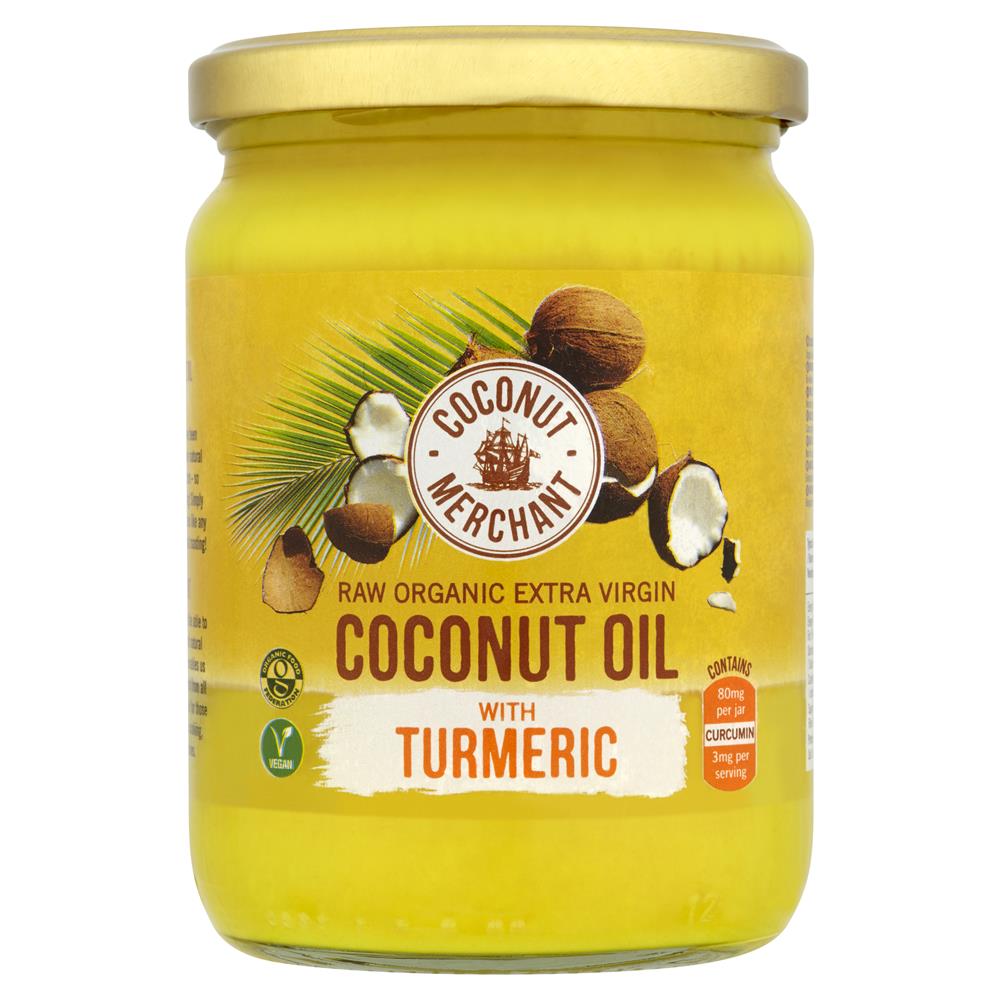 Raw Organic Raw Coconut Oil with Turmeric 500ml