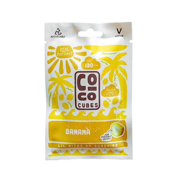 Coco Cubes Delicious Banana Coconut Snack 30g