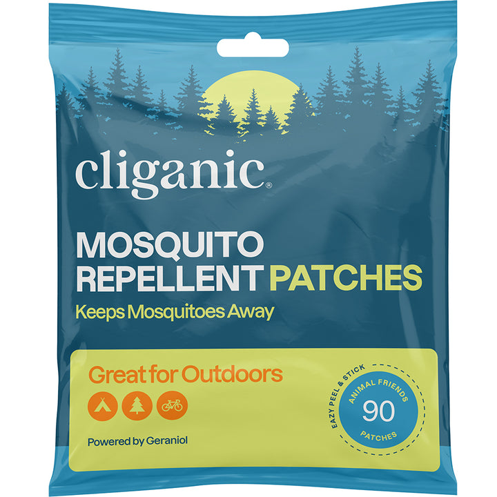 UK Cliganic Repellent Patches Adult Solid Colors 90CT