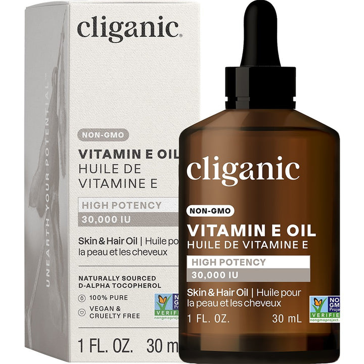 Cliganic Pure Non-GMO Vitamin E Oil 30ml