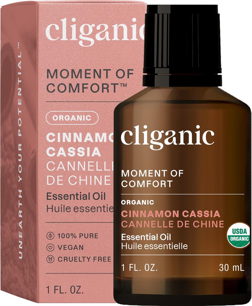 Cliganic Organic Cinnamon Cassia Oil 1oz